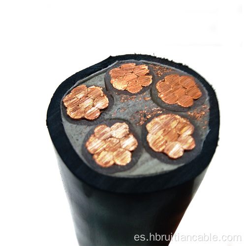 Conductor de cobre cable PVC 5x25mm2 CU/PVC/PVC NYY